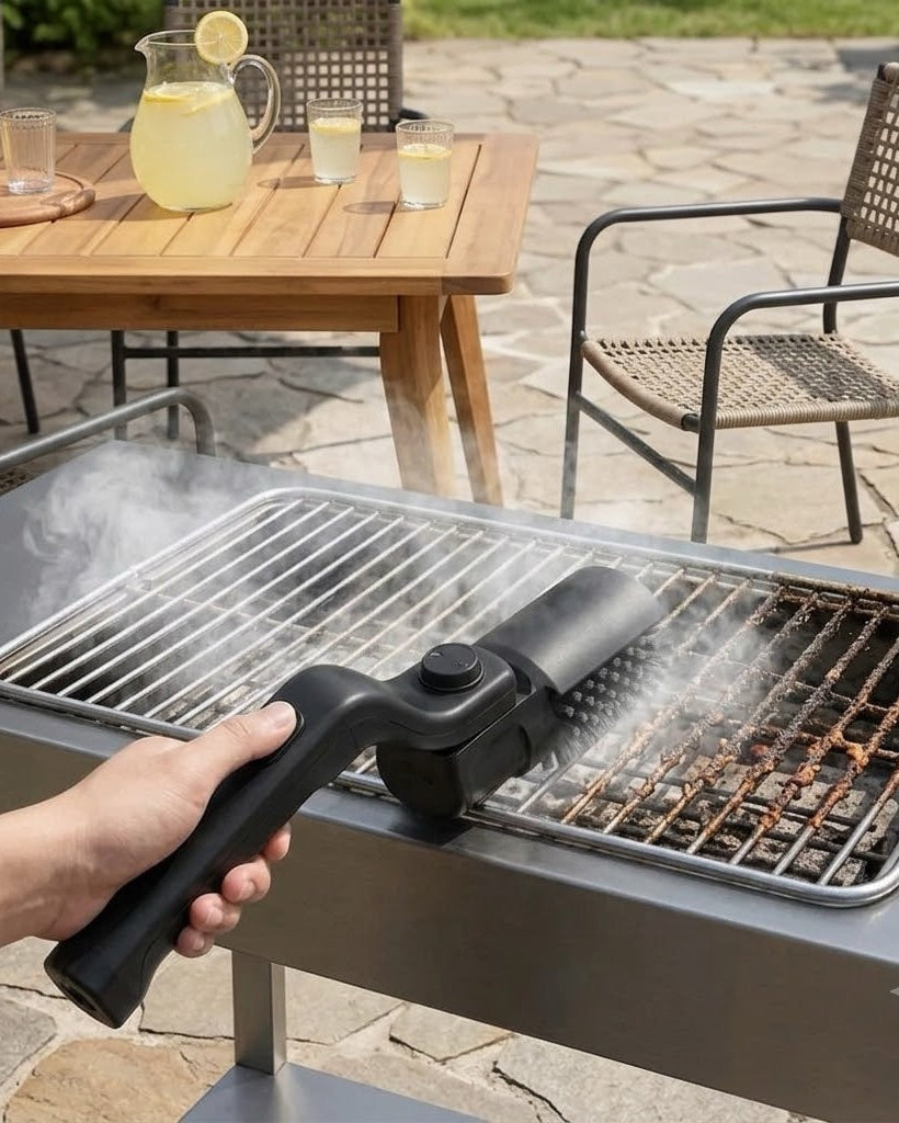 1+1 Perie Electrică Profesională —pentru Curățare Grătar BBQ